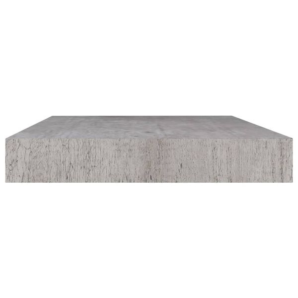 vidaXL betonsz&uuml;rke MDF lebegő fali polc 40 x 23 x 3,8 cm