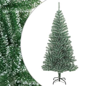 vidaXL z&ouml;ld műkar&aacute;csonyfa h&oacute;val 240 cm