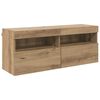 vidaXL TV Fali Szekr&eacute;ny 100 x 30 x 40 cm Artisan t&ouml;lgy Szerelt Fa