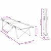 vidaXL &Ouml;sszecsukhat&oacute; Kemping &Aacute;gy 2 pcs K&eacute;k 194 x 62,5 x 42,5 cm