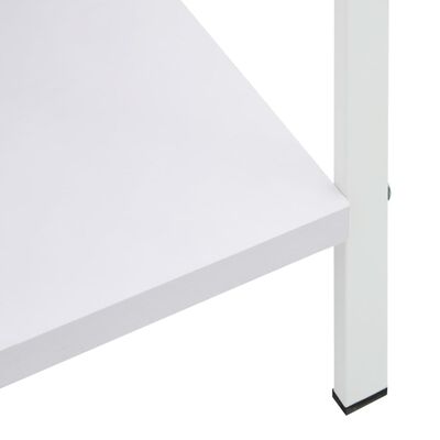 vidaXL 5 szintes fehér szerelt fa könyvespolc 60 x 27,6 x 158,5 cm