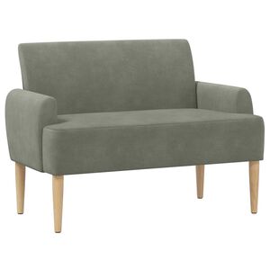 vidaXL Gombra tűz&ouml;tt loveseat Vil&aacute;gossz&uuml;rke 116 x 67 x 81 cm