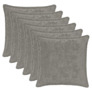 vidaXL P&aacute;rna huzat 6 db HOUTEN Vil&aacute;gossz&uuml;rke 30 x 30 cm Műny&uacute;l Szőr