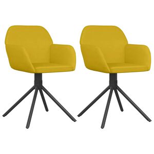vidaXL 2 db s&aacute;rga b&aacute;rsony forg&oacute; &eacute;tkezősz&eacute;k