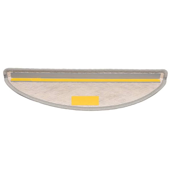 vidaXL 30 db platina l&eacute;pcsőszőnyegek &ouml;ntapad&oacute;s sziz&aacute;l kin&eacute;zetű