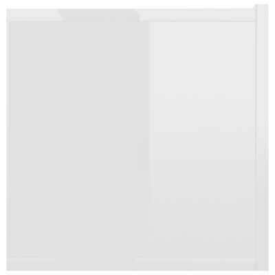 vidaXL magasfényű fehér forgácslap TV-szekrény 120 x 30 x 30 cm
