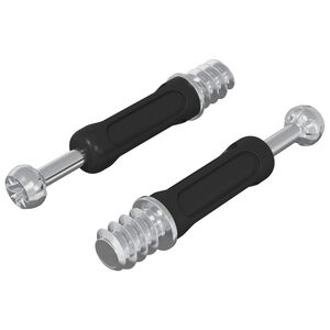 vidaXL Kamera z&aacute;r csavar 2 pcs Ez&uuml;st &eacute;s Fekete M6 x 40 mm