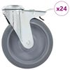 vidaXL 24 db h&aacute;tfuratos &ouml;nbe&aacute;ll&oacute; g&ouml;rgő 125 mm