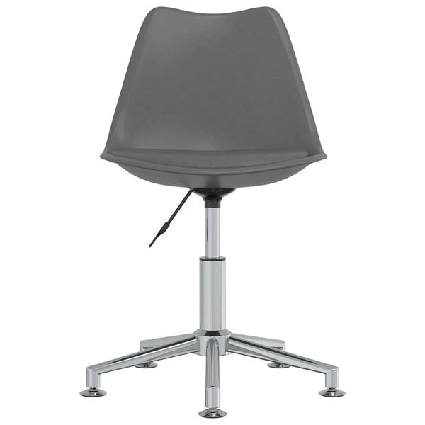 vidaXL 2 db sz&uuml;rke műbőr forg&oacute; &eacute;tkezősz&eacute;k