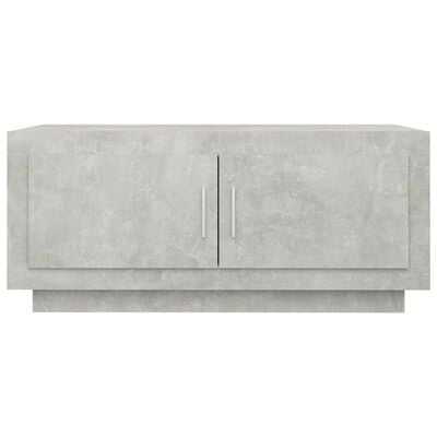 vidaXL betonszürke szerelt fa dohányzóasztal 102x 50 x 45 cm