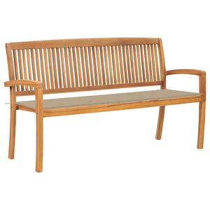 vidaXL t&ouml;m&ouml;r t&iacute;kfa rak&aacute;solhat&oacute; kerti pad p&aacute;rn&aacute;val 159 cm