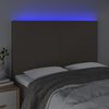vidaXL t&oacute;psz&iacute;nű sz&ouml;vet LED-es fejt&aacute;mla 144x5x118/128 cm