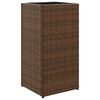 vidaXL 2 db barna polyrattan kerti &uuml;ltetől&aacute;da 30x30x60 cm