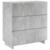 vidaXL T&aacute;lal&oacute;szekr&eacute;ny Betonsz&uuml;rke 70 x 38 x 75 cm Szerelt Fa