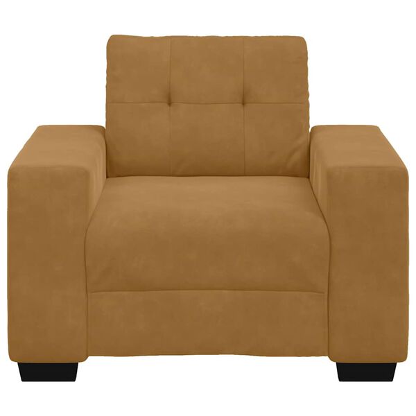 vidaXL barna b&aacute;rsony kanap&eacute;fotel 100x78x80 cm