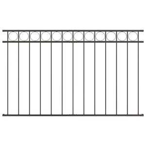 vidaXL Ker&iacute;t&eacute;selem ASSEN 163 x 100 cm Ac&eacute;l Sz&uuml;rke