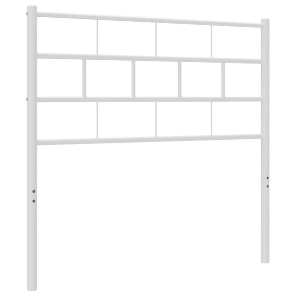 vidaXL fehér fém fejtámla 75 cm