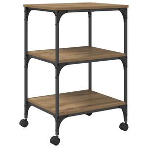 vidaXL Nyomtat&oacute;&aacute;llv&aacute;ny Artisan t&ouml;lgy 50 x 41 x 75 cm Faanyag