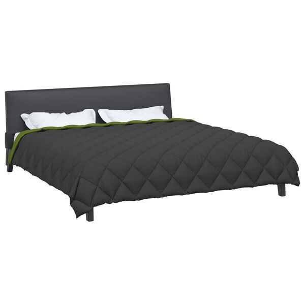 vidaXL T&eacute;li takar&oacute; Z&ouml;ld &eacute;s Antracit 240 x 260 cm Mikrosz&aacute;l