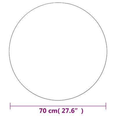 vidaXL kör alakú tükör 70 cm