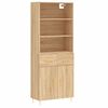 vidaXL sonoma t&ouml;lgy szerelt fa magasszekr&eacute;ny 69,5 x 34 x 180 cm