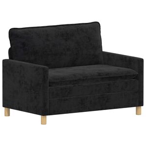 vidaXL Kanap&eacute; Fekete 126 x 81 x 87,5 cm Poli&eacute;szter