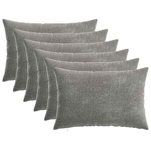 vidaXL P&aacute;rna huzat 6 db HEERLEN S&ouml;t&eacute;tsz&uuml;rke 30 x 50 cm Chenille Sz&ouml;vet