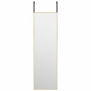 vidaXL arany &uuml;veg &eacute;s alum&iacute;nium ajt&oacute;t&uuml;k&ouml;r 30x100 cm