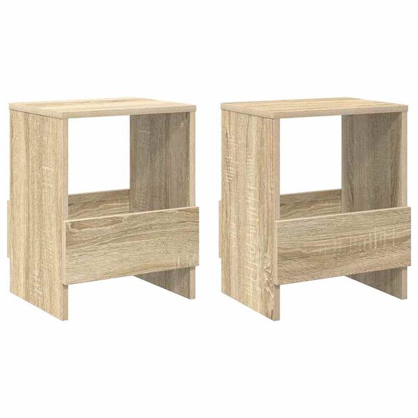 vidaXL Magazin &aacute;llv&aacute;ny 2 pcs Sonoma t&ouml;lgy 35 x 30 x 45 cm