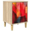 vidaXL &Eacute;jjeliszekr&eacute;ny HEESCH Sonoma T&ouml;lgy 36 x 33 x 50 cm Szerelt Fa