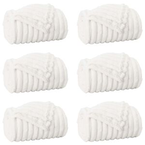 vidaXL Takar&oacute;k 6 db Feh&eacute;r 240 x 220 cm 8.76 kg Gyapj&uacute;