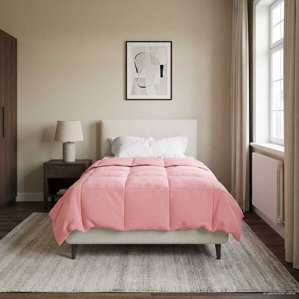 vidaXL Teljes &eacute;ves takar&oacute; S&ouml;v&eacute;nyes R&oacute;zsasz&iacute;n 155 x 200 cm Mikrosz&aacute;l