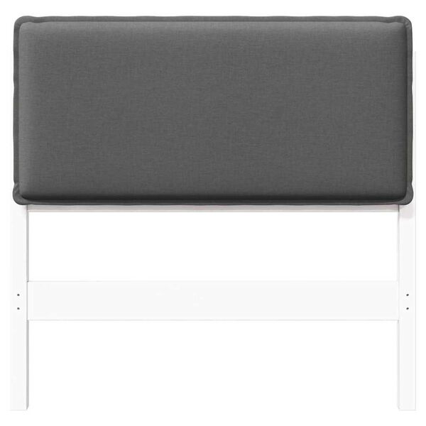 vidaXL K&aacute;rpitozott fejt&aacute;mla fejt&aacute;ml&aacute;val Feh&eacute;r &eacute;s vil&aacute;gossz&uuml;rke 100 cm