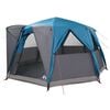 vidaXL Hat fős cabin s&aacute;tor tetővel t&aacute;rol&oacute;val K&eacute;k 425 x 396 x 222 cm