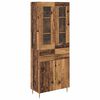 vidaXL Magasfi&uacute; 2 db &Ouml;reg fa 69,5 x 34 x 180 cm Szerelt Fa