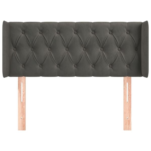 vidaXL s&ouml;t&eacute;tsz&uuml;rke b&aacute;rsony fejt&aacute;mla sz&aacute;rnyakkal 93x16x78/88 cm