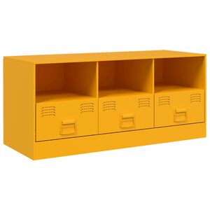 vidaXL must&aacute;rs&aacute;rga ac&eacute;l TV-szekr&eacute;ny 99 x 39 x 44 cm