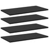 vidaXL 8 db fekete forg&aacute;cslap k&ouml;nyvespolc 60 x 30 x 1,5 cm