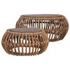 vidaXL 2 db term&eacute;szetes rattan doh&aacute;nyz&oacute;asztal