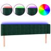 vidaXL s&ouml;t&eacute;tz&ouml;ld b&aacute;rsony LED-es fejt&aacute;mla 183 x 16 x 78/88 cm
