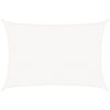 vidaXL feh&eacute;r HDPE napvitorla 160 g/m&sup2; 3,5 x 4,5 m