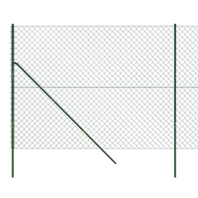 vidaXL zöld drótkerítés 1,6 x 25 m