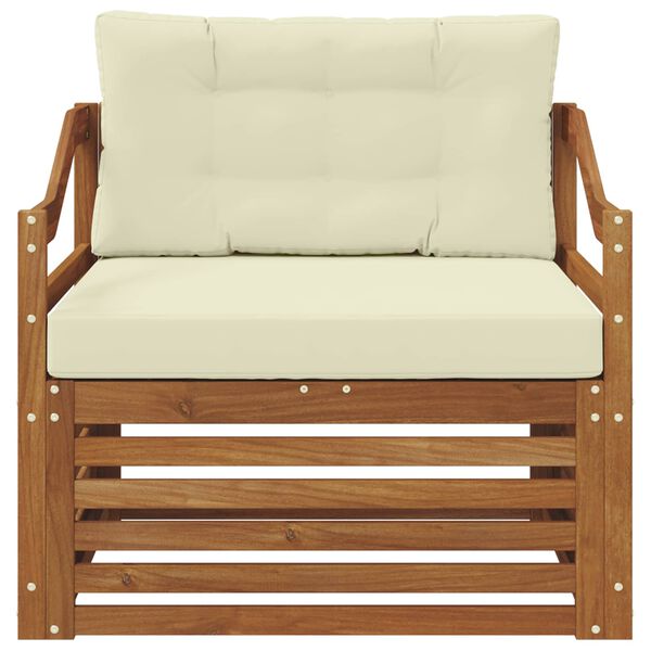 vidaXL K&uuml;lt&eacute;ri kanap&eacute; szett T&ouml;m&ouml;r Ak&aacute;cfa Term&eacute;szetes