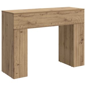 vidaXL Doh&aacute;nyz&oacute;asztal K&eacute;zműves T&ouml;lgy 102 x 35 x 75 cm Szerelt Fa