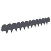 vidaXL Fűszeg&eacute;lyez&eacute;s 20 db 103 x 15 cm Ac&eacute;l Antracitsz&uuml;rke