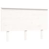 vidaXL feh&eacute;r t&ouml;m&ouml;r fa &aacute;gykeret fejt&aacute;ml&aacute;val 120 x 200 cm