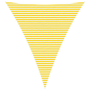 vidaXL Napernyő vitorla S&aacute;rga &eacute;s Feh&eacute;r 5 x 6 x 6 m