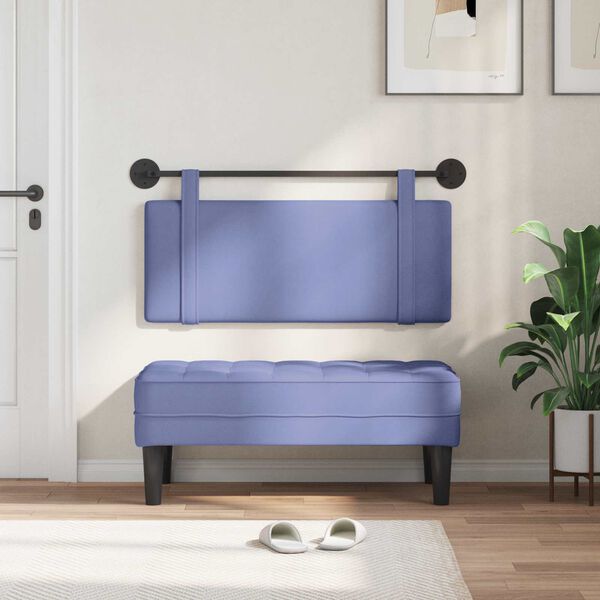 vidaXL Fali Fejt&aacute;mla Falra szerelhető Farmerk&eacute;k 110 x 55 x 5 cm sz&ouml;vet