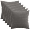 vidaXL P&aacute;rna huzat 6 db HEERLEN S&ouml;t&eacute;tsz&uuml;rke 40 x 40 cm cord