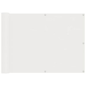 vidaXL Erk&eacute;ly Sz&uacute;nyogh&aacute;l&oacute; Feh&eacute;r 75 x 200 cm PU bevonatos oxford alu